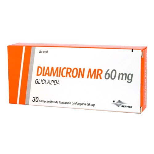 Diamicron Mr 60 mg x 30 Comprimidos Liberación Prolongada