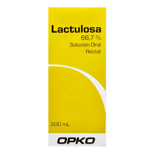 Lactulosa 66,7 % solución oral rectal x 200 mL