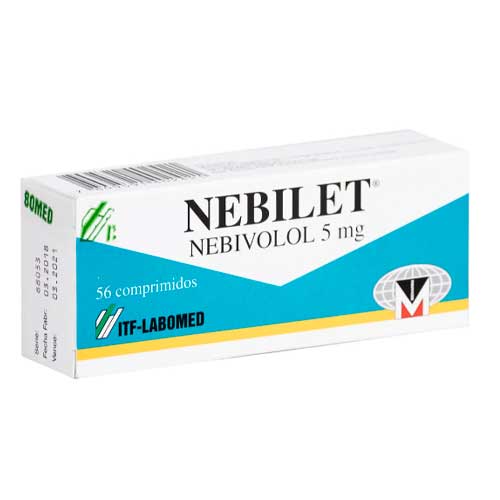 Nebilet Nebivolol 5 mg x 56 Comprimidos