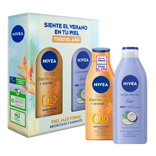 Nivea Pack Bronze 400ml + Senses Coco x 400ml