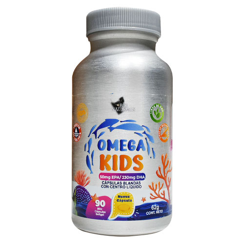 Omega Kids 70mg EPA / 320mg DHA x 90 mini cápsulas softgel