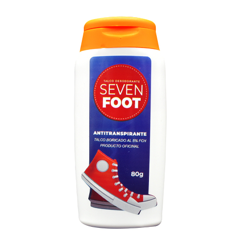 Talco Desodorante Seven Foot 80g DESCUENTO