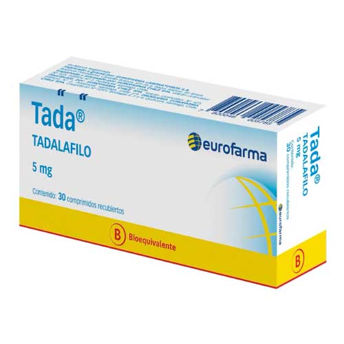 Tada 5mg x 30 Comprimidos Recubiertos