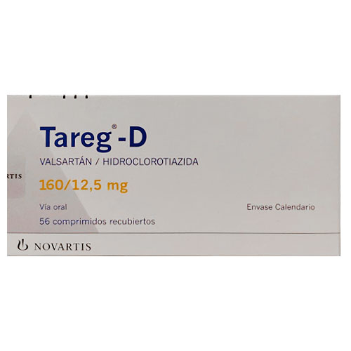Tareg-D Valsartan 160 mg x 56 Comprimidos Recubiertos