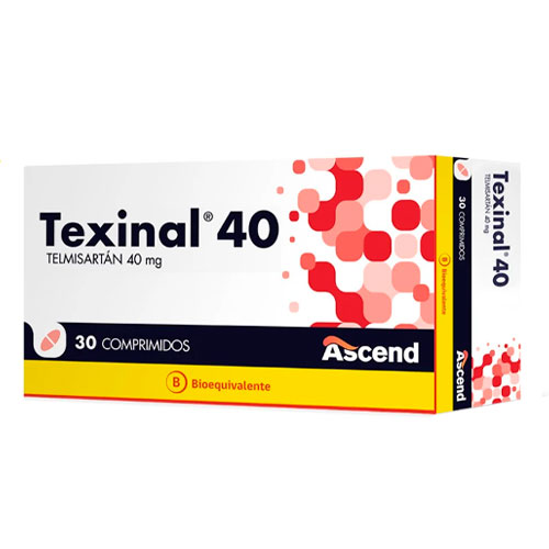 Texinal 40 Telmisartan 40 mg x 30 Comprimidos