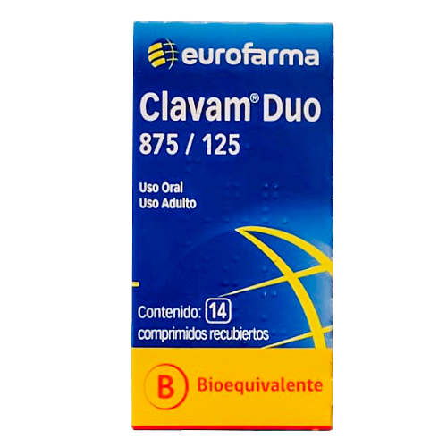 Clavam Duo 875 /125 x 14 Comprimidos Recubierto