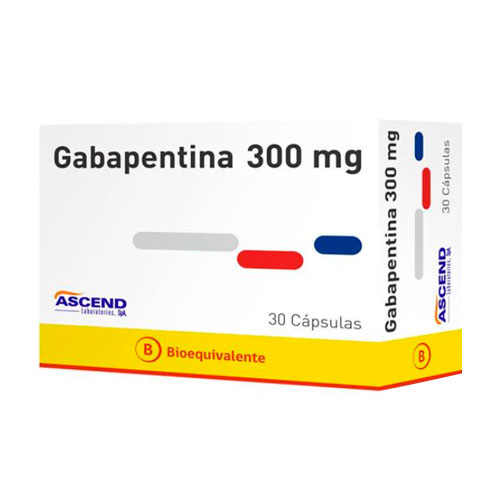 Gabapentina 300 mg x 30 Cápsulas