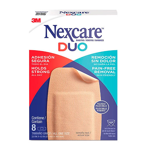 Nexcare Duo x 8 unidades (Codo y Rodilla)
