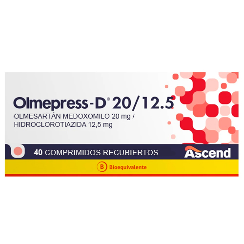 Olmepress-D 20/12,5 x 40 comprimidos recubiertos