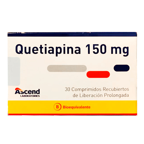 Quetiapina 150 mg x 30 Comp. Liberación Prolongada (cenabast)