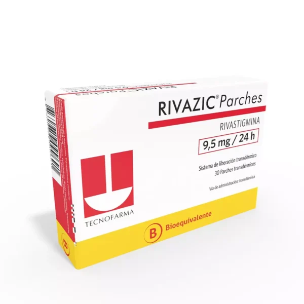 Rivazic Parches Rivastigmina 9,5mg / 24 h x 30 Parches Transdermicos