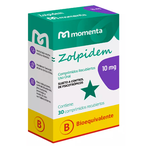Zolpidem 10mg x 30 Comprimidos Recubiertos