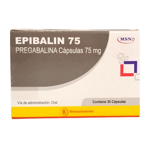 Epibalin Pregabalina 75 mg x 30 cápsulas (MSN)