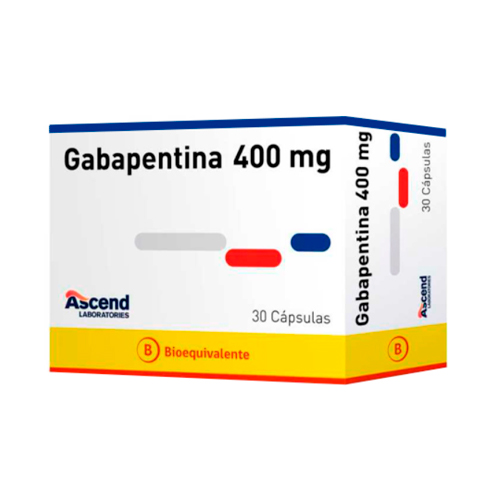 Gabapentina 400 mg x 30 cápsulas