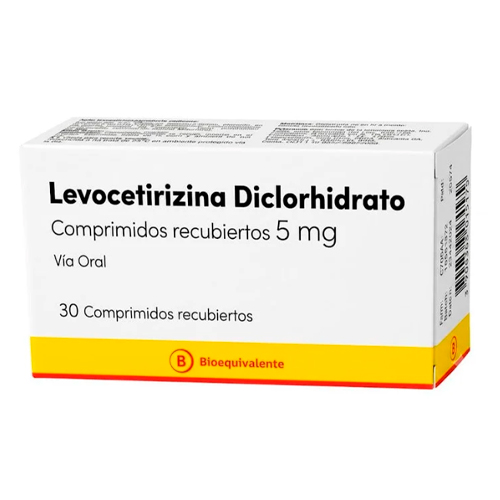Levocetirizina Diclorhidrato 5 mg x 30 comp. (cenabast)