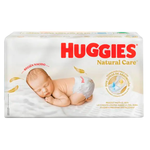 Pañales Huggies Natural Care RN x 34 Un