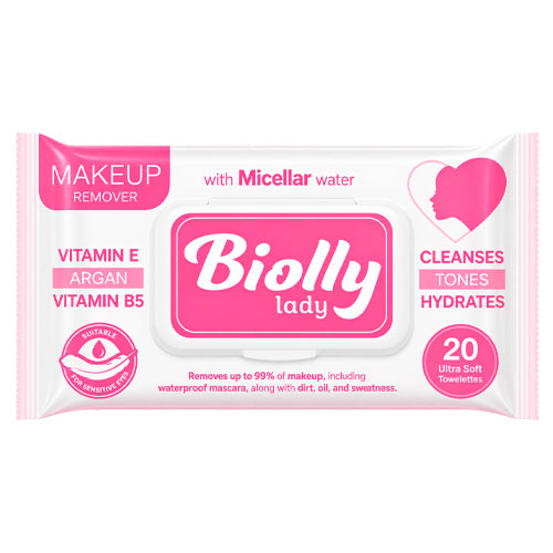 Biolly Toallitas Desmaquillantes x 20u
