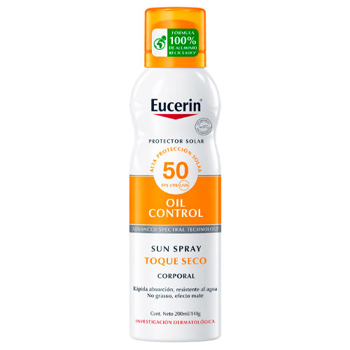 Eucerin Eucerine Protector Solar Spray FPS 50 Toque Seco, imagen 1 de 2